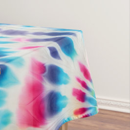 Psychedelische Tie Dye | Groovy Retro Tafelkleed