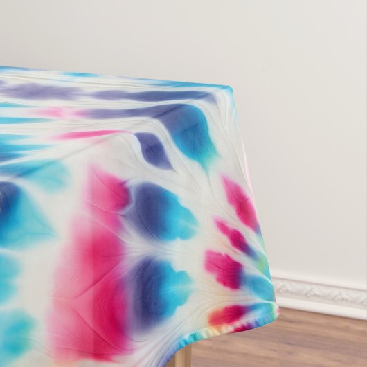 Psychedelische Tie Dye | Groovy Retro Tafelkleed (Voorbeeld)