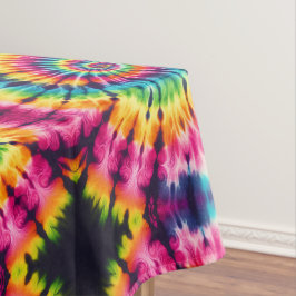 Psychedelische Tie Dye | Groovy Retro Tafelkleed