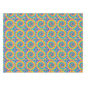Psychedelische Tie Dye | Groovy Retro Tafelkleed (Voorkant (Horizontaal))