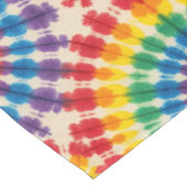 Psychedelische Tie Dye | Groovy Retro Tafelkleed (Gekanteld)