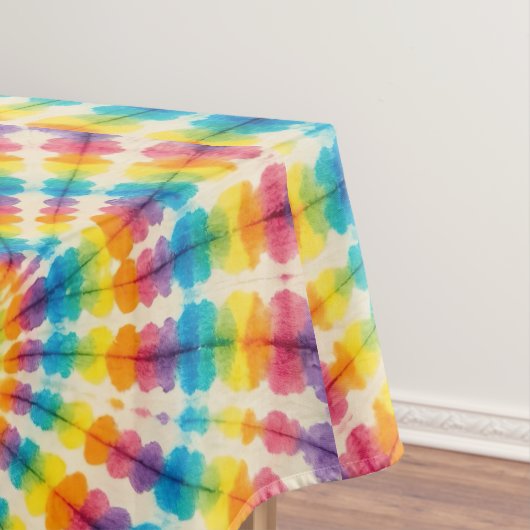 Psychedelische Tie Dye | Groovy Retro Tafelkleed (Voorbeeld)
