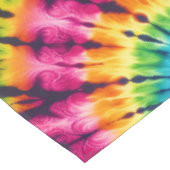 Psychedelische Tie-Dye | Groovy Retro Tafelkleed (Gekanteld)