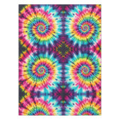 Psychedelische Tie-Dye | Groovy Retro Tafelkleed (Voorkant)