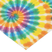 Psychedelische Tie Dye | Groovy Retro Tafelkleed (Gekanteld)