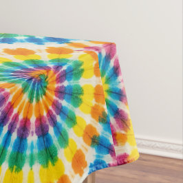 Psychedelische Tie Dye | Groovy Retro Tafelkleed
