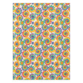 Psychedelische Tie Dye | Groovy Retro Tafelkleed (Voorkant)