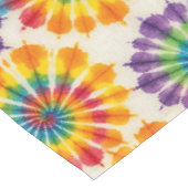 Psychedelische Tie Dye | Groovy Retro Tafelkleed (Gekanteld)