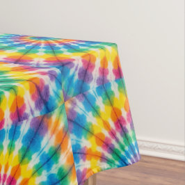 Psychedelische Tie Dye | Groovy Retro Tafelkleed