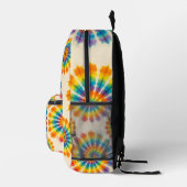 Psychedelische Tie Dye | Retro Groovy Rugzak (Rechts)