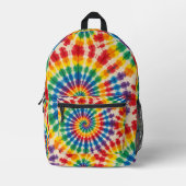 Psychedelische Tie Dye | Retro Groovy Rugzak (Voorkant)