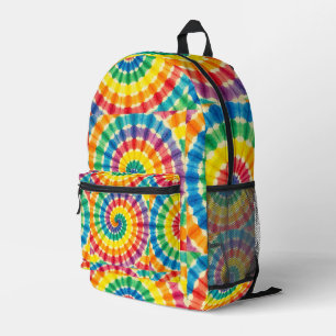 Psychedelische Tie Dye Retro Groovy Rugzak