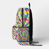 Psychedelische Tie Dye | Retro Groovy Rugzak (Rechts)