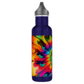 Psychedelische Tie Dye Retro Surreaal Waterfles (Links)