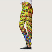 Psychedelische Tribale Zonneschijn V1 Leggings (Links)