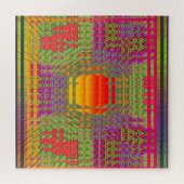 Psychedelische trilling legpuzzel (Horizontaal)