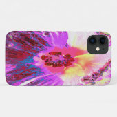 Psychedelische Trippy Regenboog Kleuren Hibiscus B Case-Mate iPhone Case (Achterkant (horizontaal))