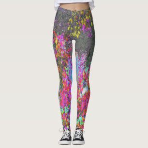 Psychedelische Tropische Festival Tuin Zonsopgang Leggings