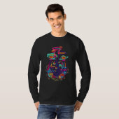 Psychedelische trryptamine Psilocybin Magische pad T-shirt (Voorkant volledig)
