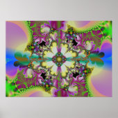 psychedelische tuin 2 poster (Voorkant)