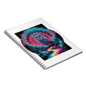 Psychedelische Uil Mandala - Trippy Bos Kunst Notitieboek (Rechterzijde)