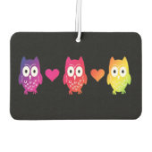 Psychedelische uilen en harten luchtverfrisser (Achterkant)