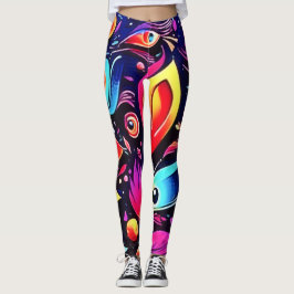 psychedelische verendroom leggings