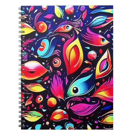 psychedelische verendroom notitieboek (Voorkant)