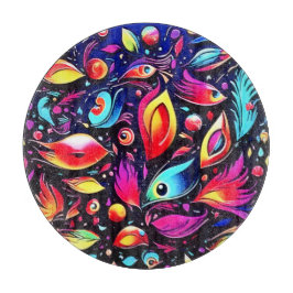psychedelische verendroom snijplank