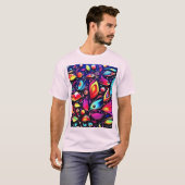 psychedelische verendroom t-shirt (Voorkant volledig)