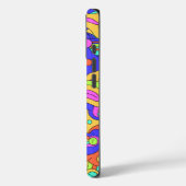 Psychedelische Vervormde Gezichten iPhone / iPad C Case-Mate iPhone Case (Achterkant / Links)