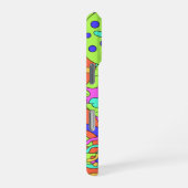 Psychedelische Vervormde Gezichten Telefoonhoes iPhone Hoesje (Rechterkant)