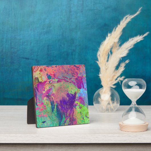 Psychedelische vis fotoplaat (Insitu)