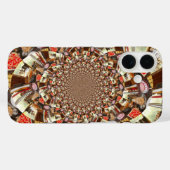 Psychedelische Visie | Aardse Bruine Tinten Abstra Case-Mate iPhone Case (Achterkant (horizontaal))