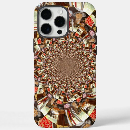 Psychedelische Visie | Aardse Bruine Tinten Abstra Case-Mate iPhone Case (Achterkant)