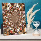 Psychedelische visie van Brown Hues Fotoplaat (Zijkant)