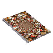 Psychedelische visie van Brown Hues Notitieboek (Rechterzijde)