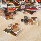 Psychedelische Visie van Bruine Tinten Legpuzzel (Zijkant)