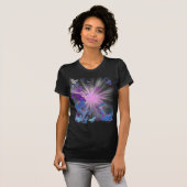psychedelische vlinder t-shirt (Voorkant volledig)