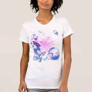 psychedelische vlinder t-shirt