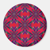 Psychedelische Vlinders... Magneet (Voorkant)