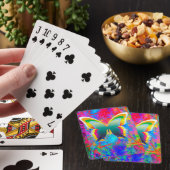 Psychedelische Vlinders Pokerkaarten (Insitu)