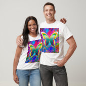 Psychedelische Vlinders T-shirt (Unisex)