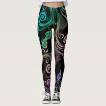 Psychedelische vloeibare Leggings