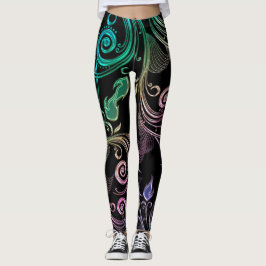 Psychedelische vloeibare Leggings