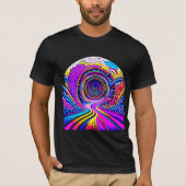 Psychedelische vorm-in vortex t-shirt (Voorkant)
