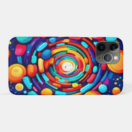 Psychedelische vortex van kleur Case-Mate iPhone case