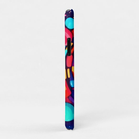 Psychedelische vortex van kleur Case-Mate iPhone case (Achterkant/rechts)