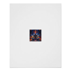 Psychedelische Vortexposter met Mind Explosion Perfect Poster
