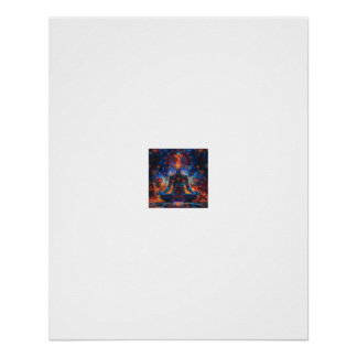 Psychedelische Vortexposter met Mind Explosion Perfect Poster